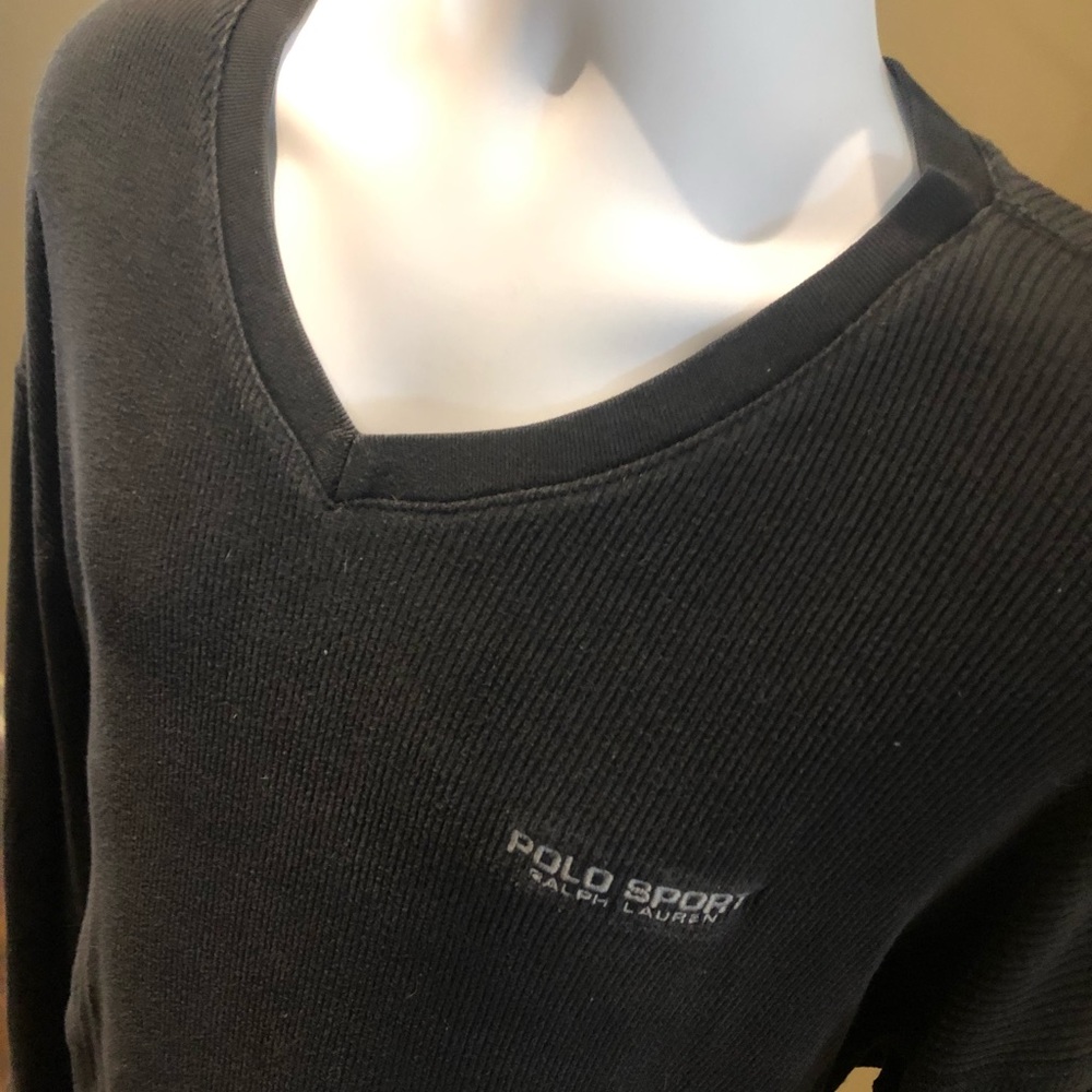 POLO SPORT RIBBED V-NECK